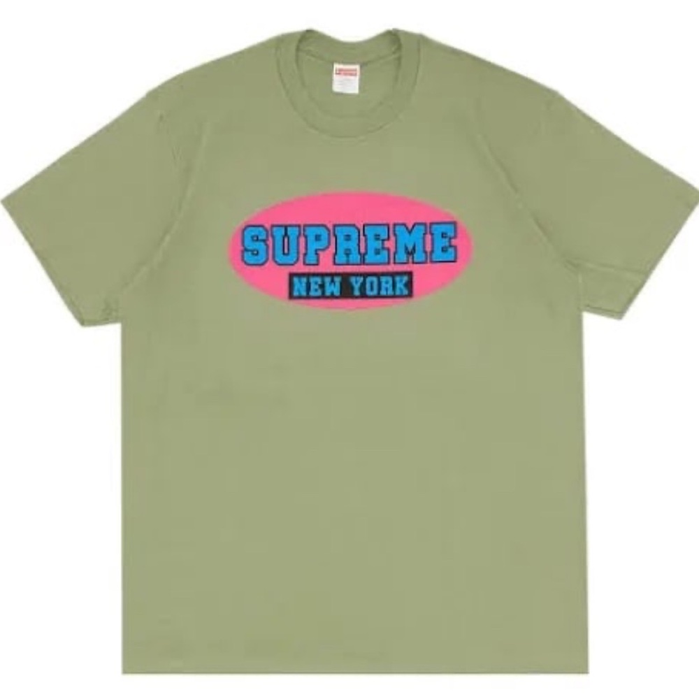 Supreme New York Tee Light Olive S